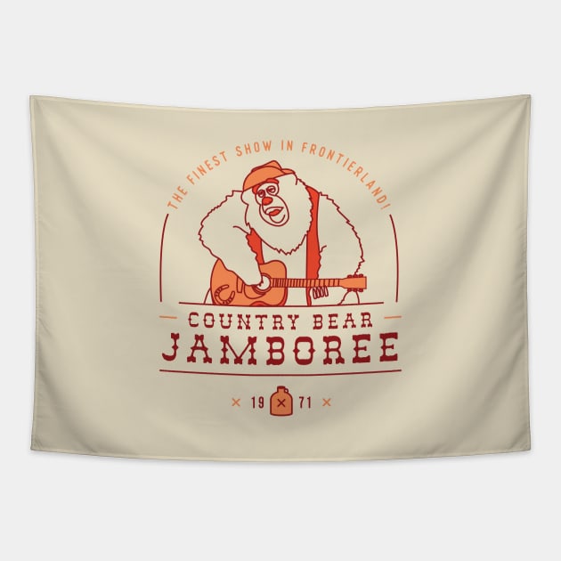 Country Bear Jamboree Tapestry by stuffsarahmakes