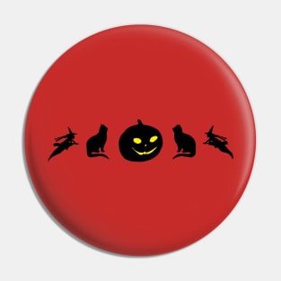 Happy Halloween Friends Pin