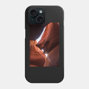 Cartoon Villain Profile in Lower Antelope Canyon Phone Case