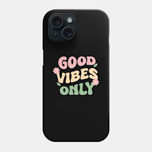 Boho Flora Good Vibes Groovy Phone Case