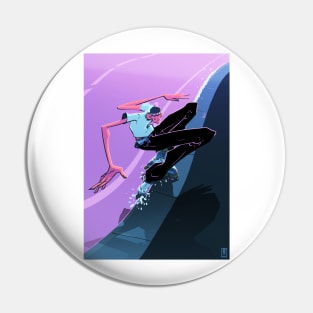 Riding the Wave Pin