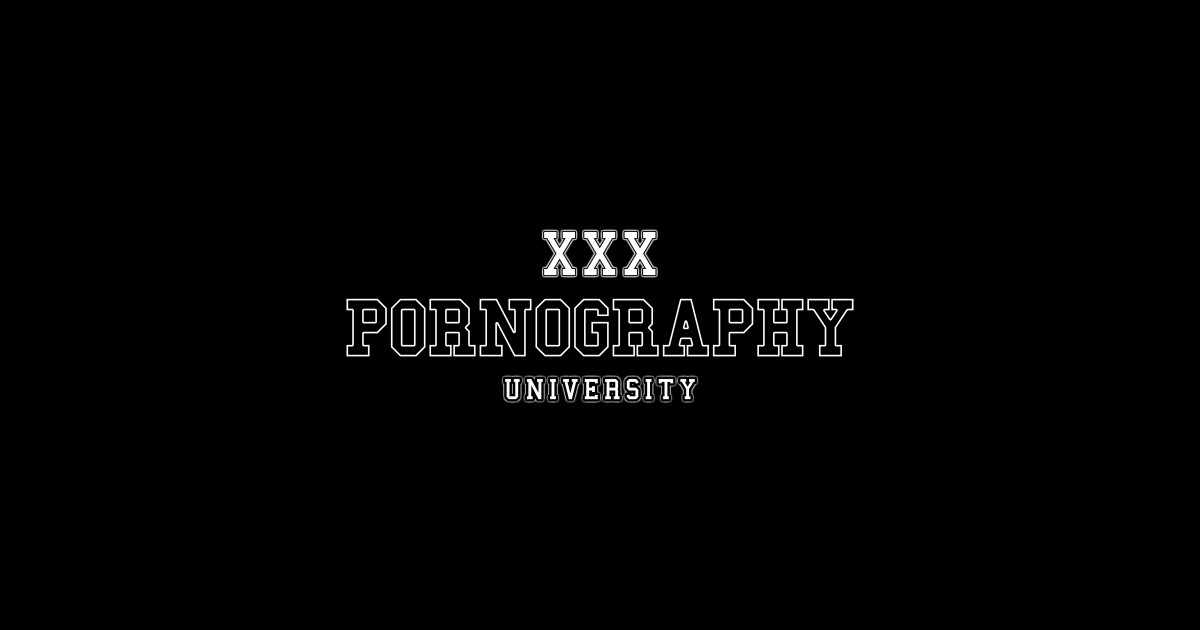 Pornography University Porn Sticker Teepublic 4221