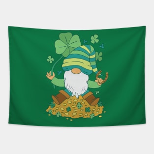 St. Patricks Day - Lucky Gnome Tapestry