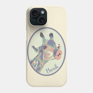 Giraffe Kiss Phone Case