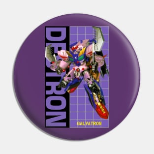 Beast Wars Galvatron Box Art Reconstruction Pin