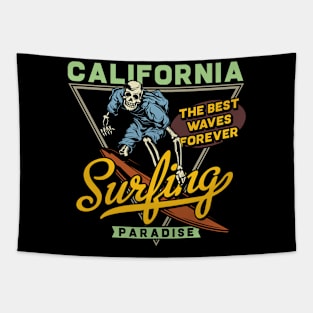 California the best wave forever Tapestry