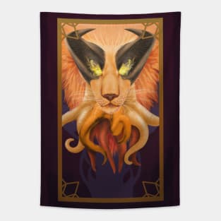 Lovecraft Lion [Original Colors] Tapestry