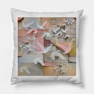 Birds in Flight Pillow