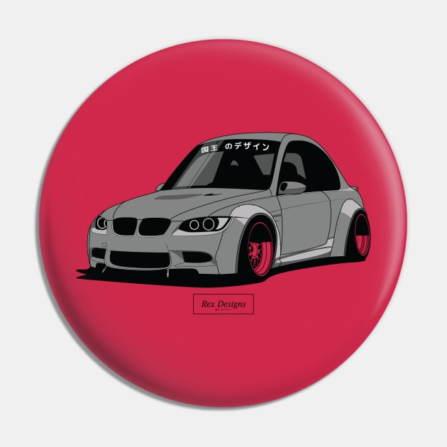 BMW E92 (Grey) Pin by RexDesignsAus