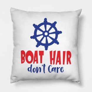 Boat Hair Don't Care, Boat's Wheel, Ship's Wheel Pillow