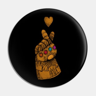 finger snap gauntlet Pin