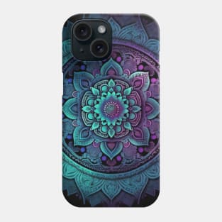 Mandala Galaxy Cute Blue Design Phone Case