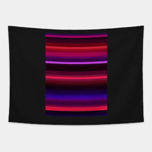 Neon Pink Purple Orange Stripes Tapestry