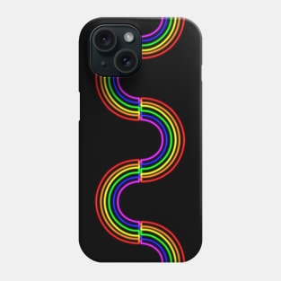 Neon Pride Rainbow Phone Case