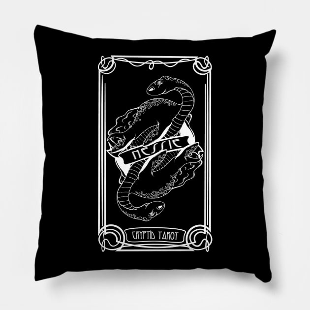 Cryptid Tarot Series: Nessie Pillow by Desdymona