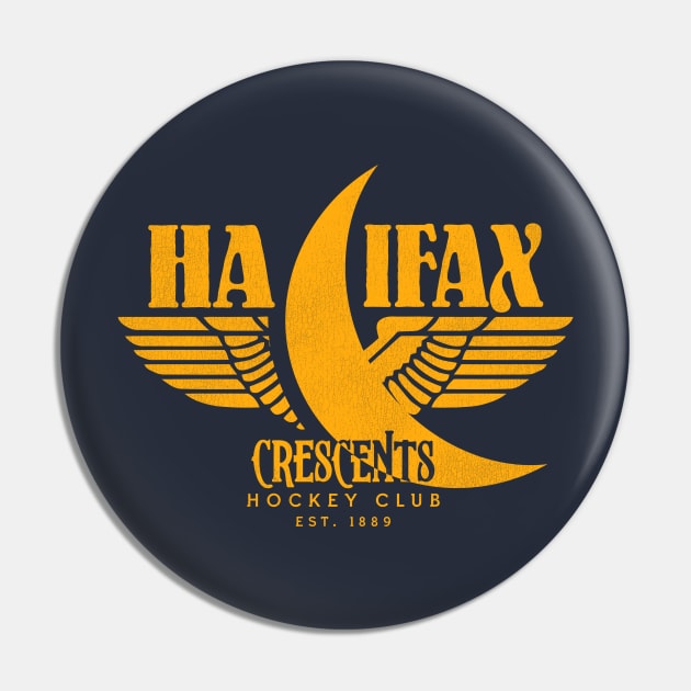 Defunct Halifax Crescents Hockey Team Pin by Defunctland