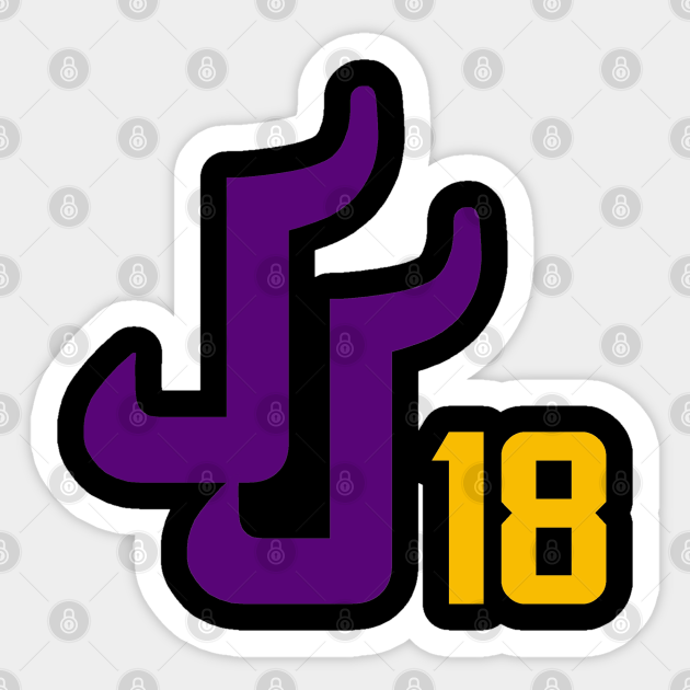 JJ18, Justin Jefferson Minnesota Football - Vikings Football - Sticker