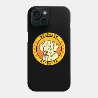 Goldador Dog Portrait Phone Case