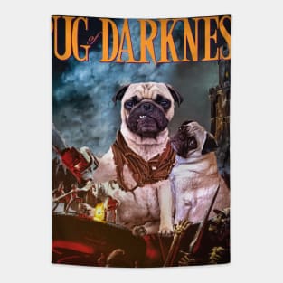 Pug of darkness Tapestry