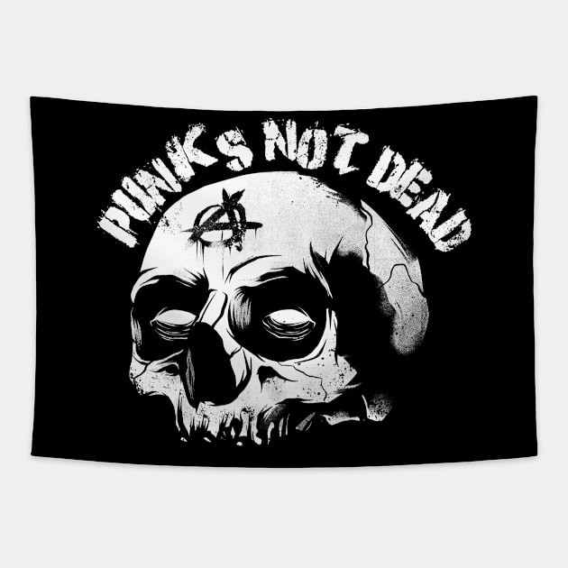 Punks Not Dead Tapestry by alxmd