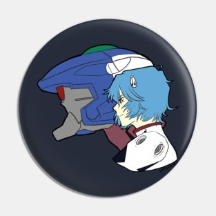 Rei Ayanami and Unit 00 Pin