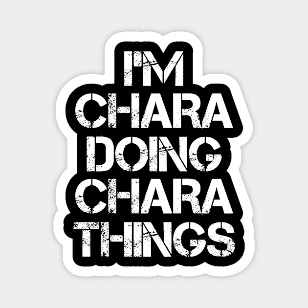 Chara Name T Shirt - Chara Doing Chara Things Magnet by Skyrick1