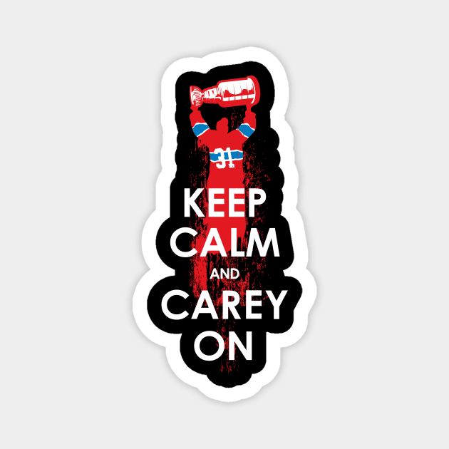 Keep Calm and Carey On Magnet by LaughingDevil