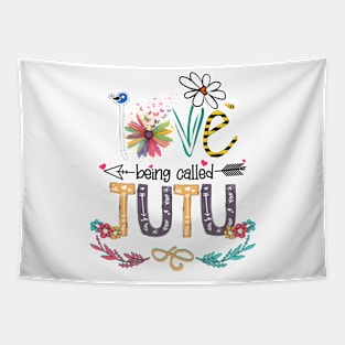 Love Being Called Tutu Happy Mother's Day Tapestry