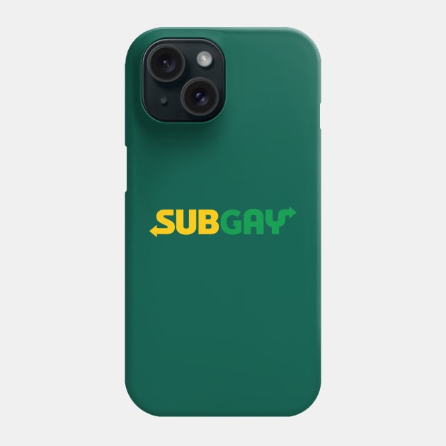 SubGay Phone Case by pablodadiablo