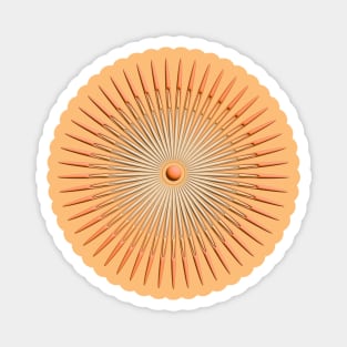 concentric orange Magnet