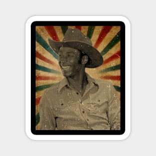 Cleavon Jake Little // Photo Vintage Retro Look Fan Design Magnet