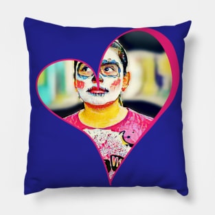 Day of the Dead Halloween (zombie Girl) Pillow