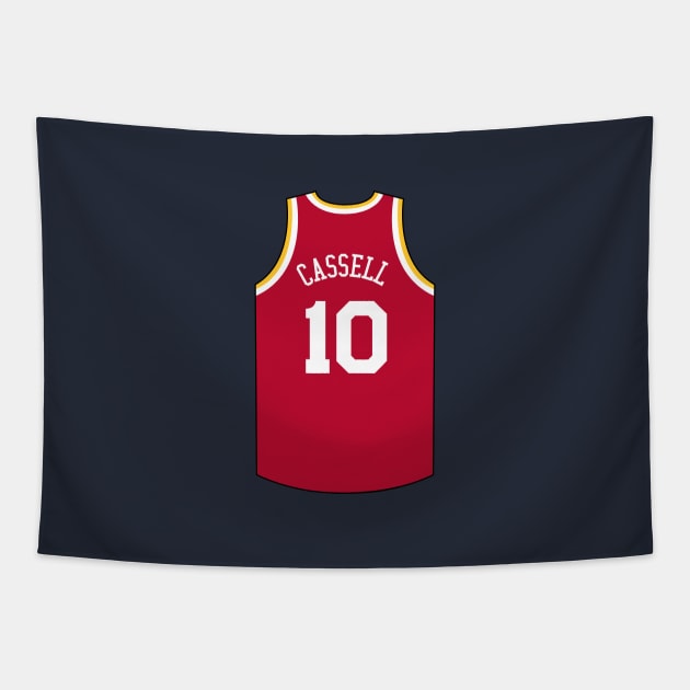 Sam Cassell Houston Jersey Qiangy Tapestry by qiangdade