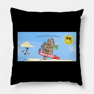 Matty Fest Matty Matheson Funny Hi Meme Ticket Plane Pillow