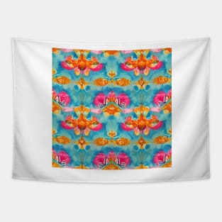 Watercolour Retro Bohemian Pattern Tapestry