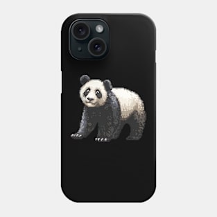 Panda in Pixel Form Phone Case