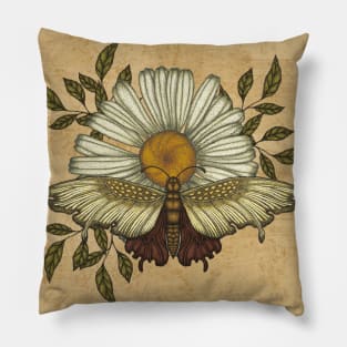 Golden Red Butterfly Pillow