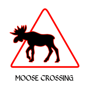 Moose crossing - scandinavia T-Shirt