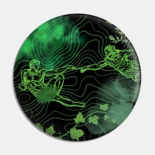 Green Digital Arts Renaissance Pin