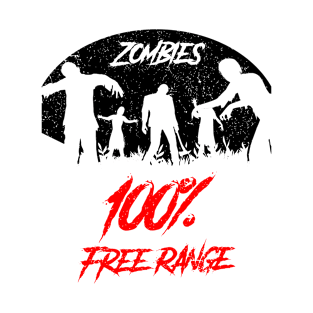 Distressed Free Range Zombies T-Shirt