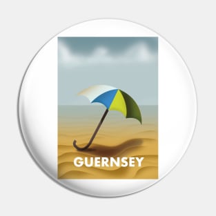 Guernsey Travel poster Pin