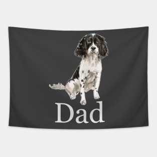 English Springer Spaniel Dog Dad, Dog Dad, Dog Daddy, Gift from the Dog, Dog Dad Gift, Dog Dad Present, Dog Daddy Present, Gift for Dog Dad, Present from the Dog Tapestry