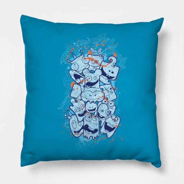 Happy Times Pillow by Verboten