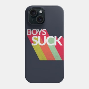 Boys Suck Retro Vintage Phone Case