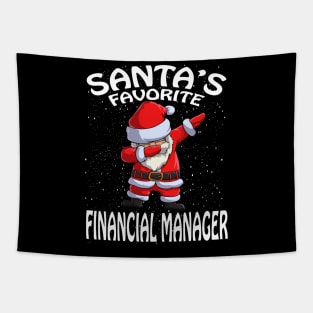 Santas Favorite Financial Manager Christmas Tapestry