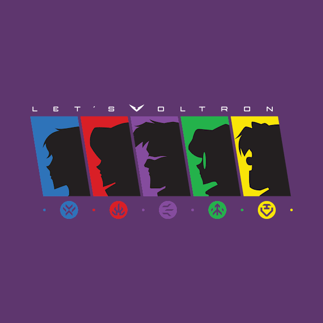 Five to Thrive (White Logo) by Zilla by Let's Voltron Podcast