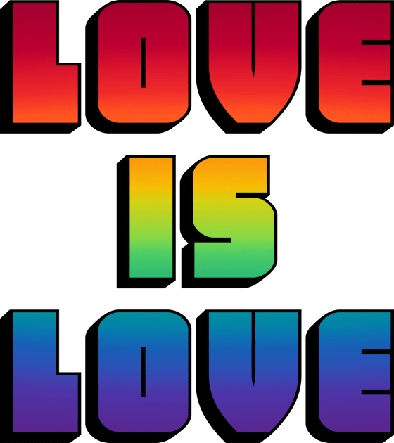 Love Is Love Kids T-Shirt by snknjak