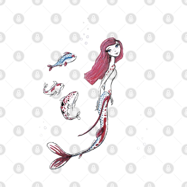 Koi Mermaid by LittleMissTyne
