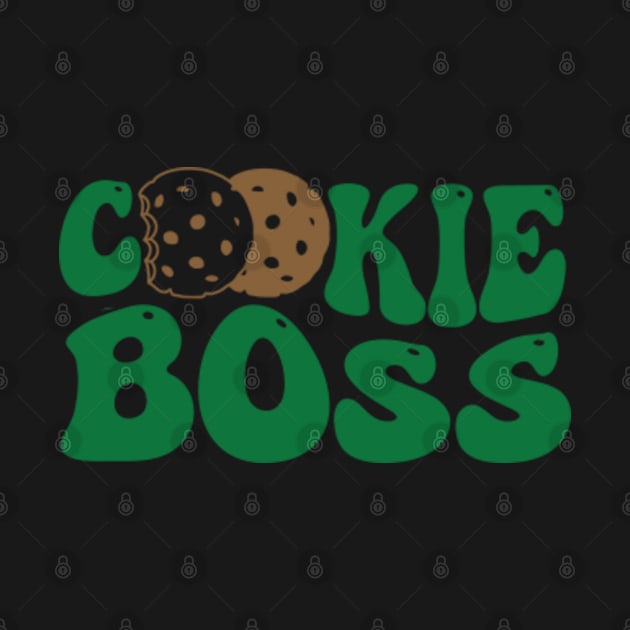 Cookie Boss Retro Girl Scout by GreenCraft