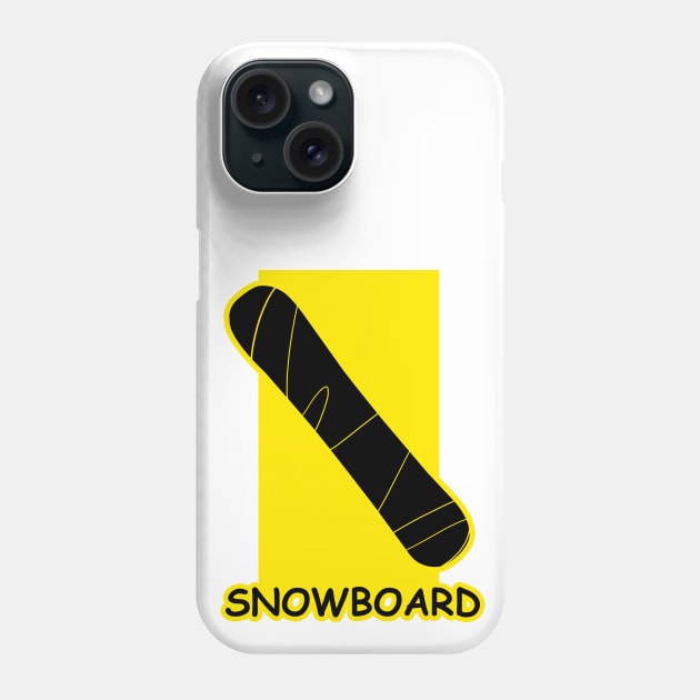 snowboarding Phone Case by vanpaul54